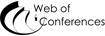 Web of Conferences logo